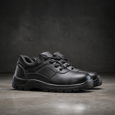 Black steel-toe safety shoes — complete guide to buying industrial safety footwear in India
